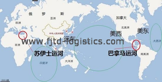 蘇伊士運河和巴拿馬運河位置示意圖.jpg