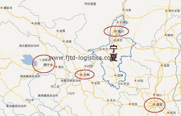 報關境內貨源地代碼表詳解-寧夏行政區劃圖.jpg